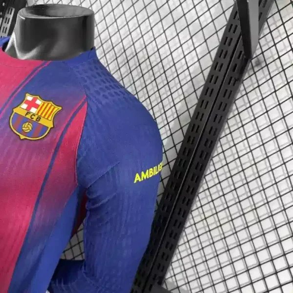 Authentic Soccer Jersey Barcelona Home x Travis Scott Long Sleeve Shirt 2025/26