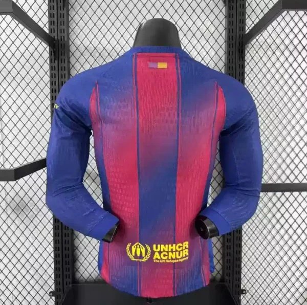 Authentic Soccer Jersey Barcelona Home x Travis Scott Long Sleeve Shirt 2025/26