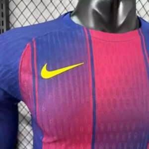 Authentic Soccer Jersey Barcelona Home x Travis Scott Long Sleeve Shirt 2025/26